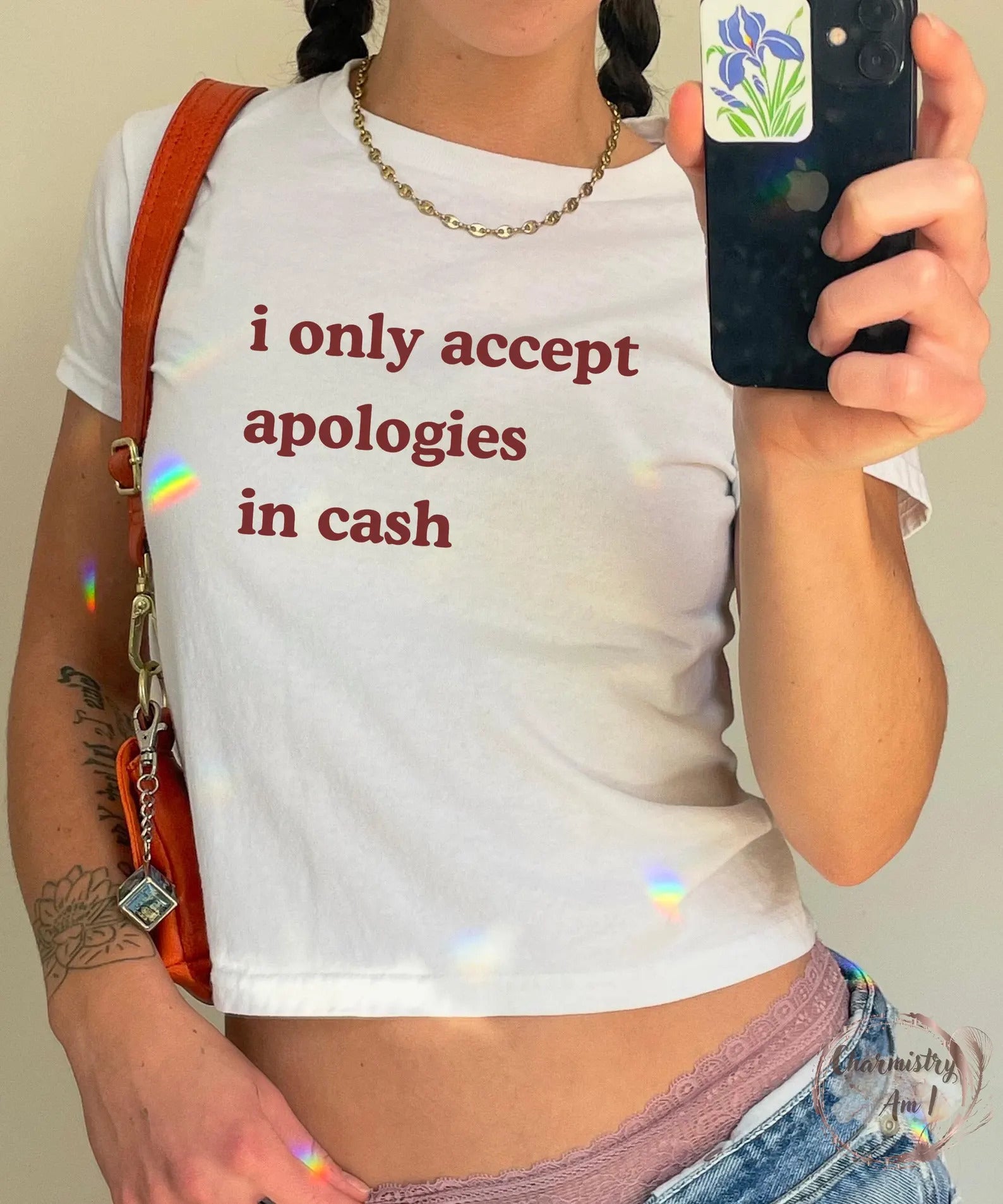Accept Cash Slim Fit Tee
